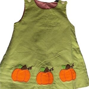 LOLLY Wolly pumpkin reversible jumper size 9 months